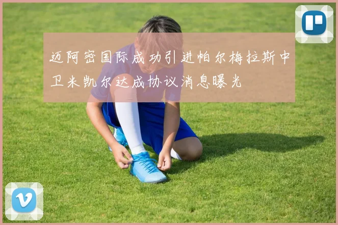 迈阿密国际成功引进帕尔梅拉斯中卫米凯尔达成协议消息曝光